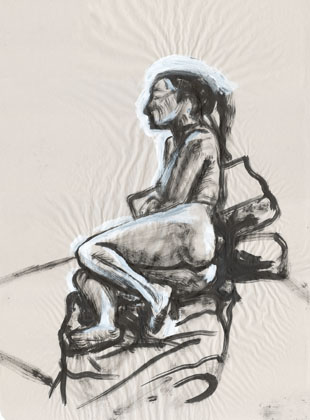Reclining Nude, Ink 2003
