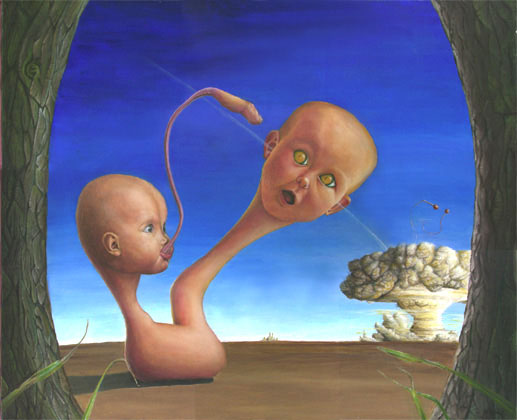 Babies, oil on canvass 1998
